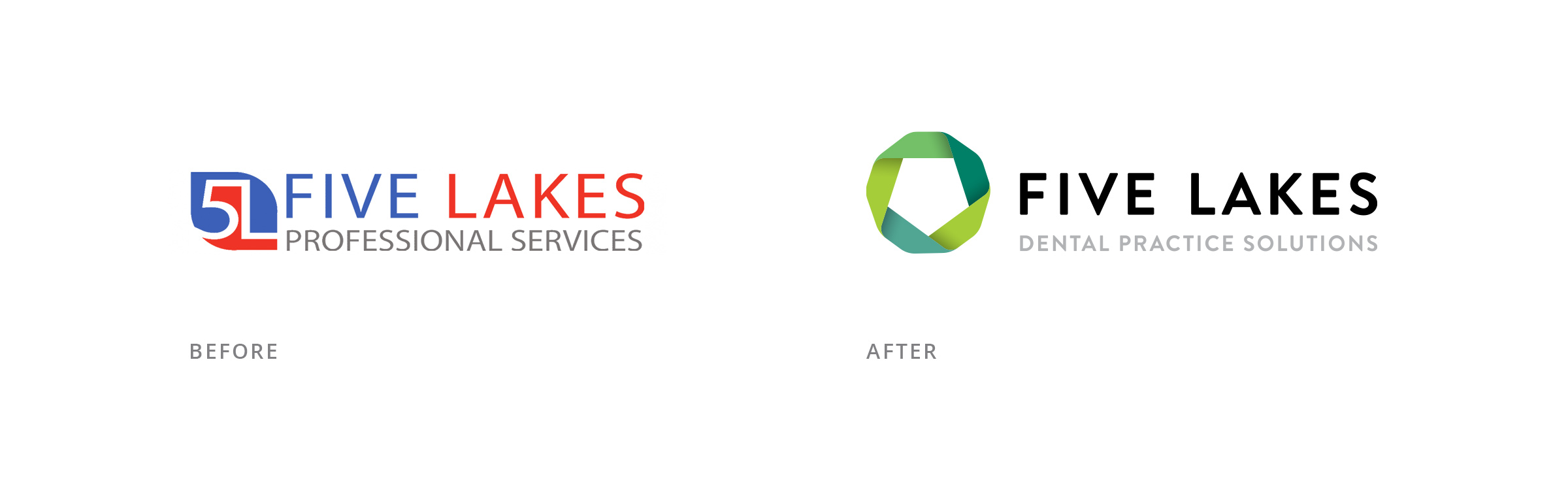 Five Lakes Logo Transformation
