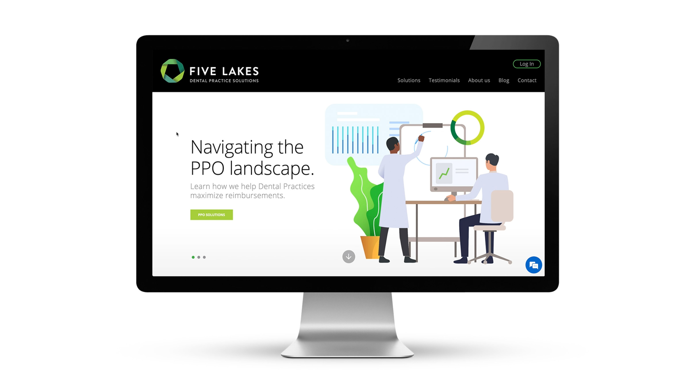 Five Lakes Website Screenshot