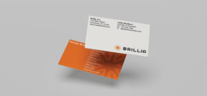 brillia-rebrand-business-card-design